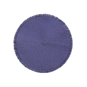 Jogo Americano 4 Lugares Frill Azul 38 Cm Mimo Style Ja22203