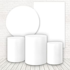 Kit 2 Painéis E Capas 3D Sublimado Liso Branco Fkpc-851