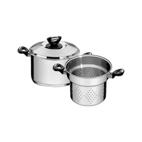 Jogo Cozi Pasta Inox 2 Peças 20cm Solar Baquelite Tramontina