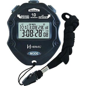 Cronômetro Digital Preto Com Cordinha Herweg 8911-34