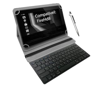 Capa Teclado Para Tablet Amazon Kindle Fire Hd8 2020 10 Ger