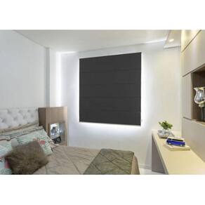 Persiana Cortina Blackout Romana 1,40L X1,50A Veda Luz 100%