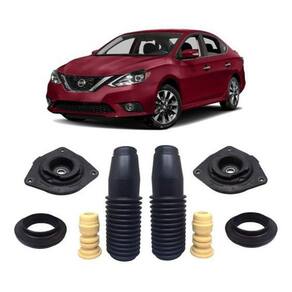 Par Kit Batente Suspensão Dianteira Sentra 2017 2018 2019