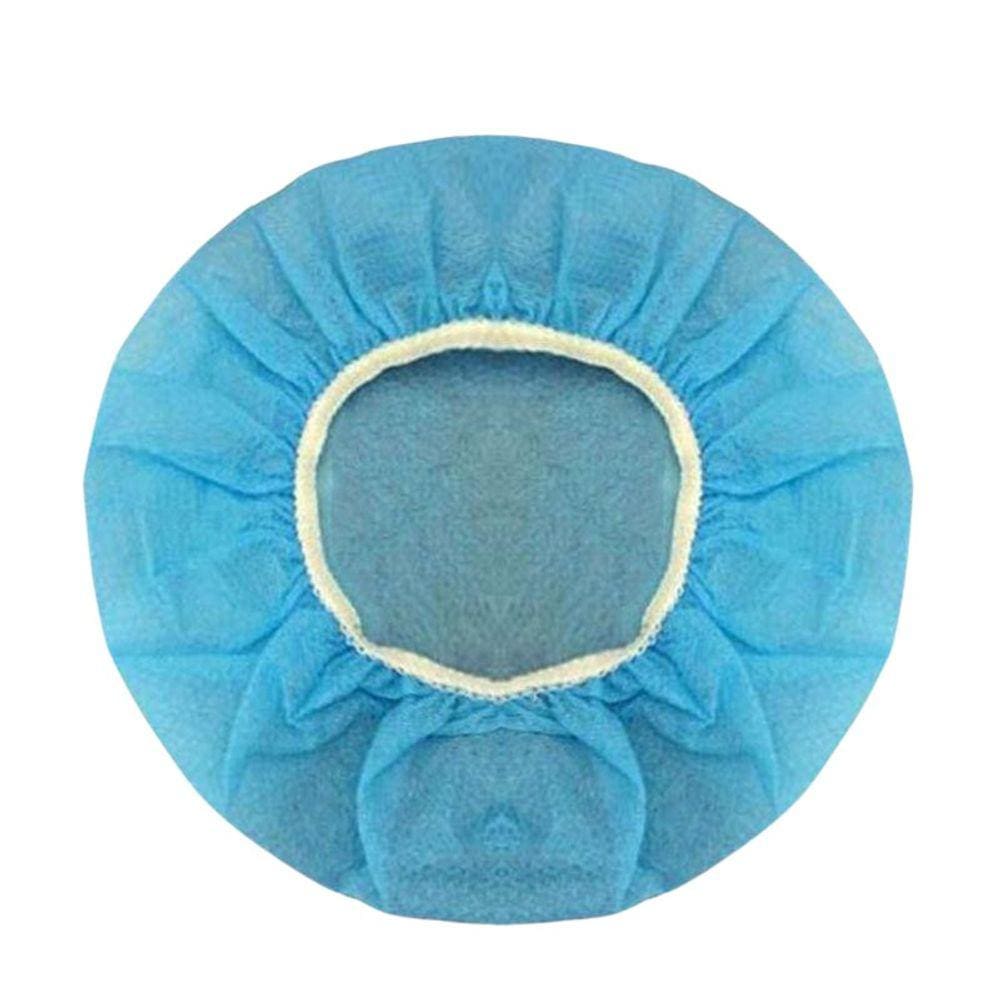 Protetor Descartável Fone De Ouvido 6Cm Azul - 100 Unidades