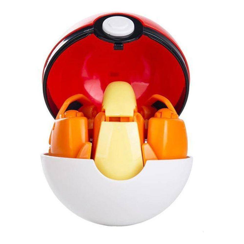 Boneco Brinquedo Articulado Lucario Pokémon Pokébola PokeBall em