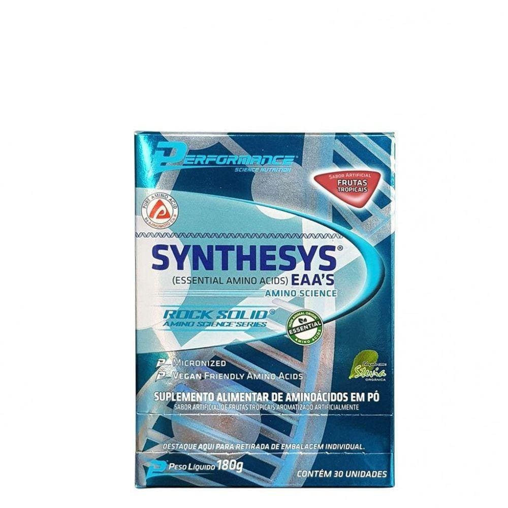 Synthesys 180G - 30 Sachês De 6G - Sabor: Frutas Tropicais