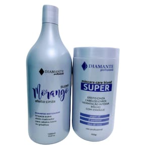 Shampoo E Máscara Super Morango Cinza Diamante Profissional