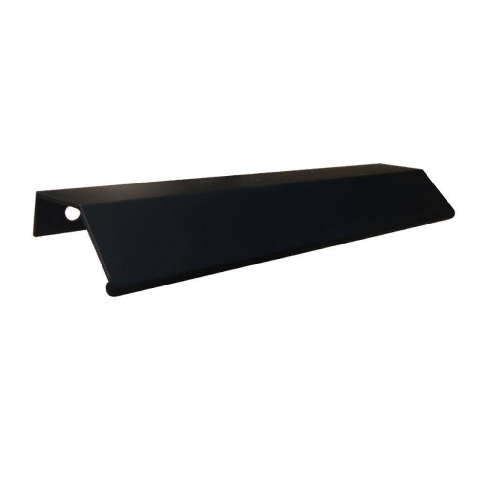 Puxador Moveis Aluminio 7015 Firenze 45º Curvo 128Mm Preto