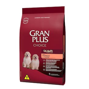 Ração Gran Plus Choice Cães Filhotes Frango e Carne 10,1kg