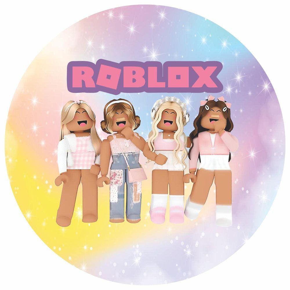 Painel roblox feminino imprimir