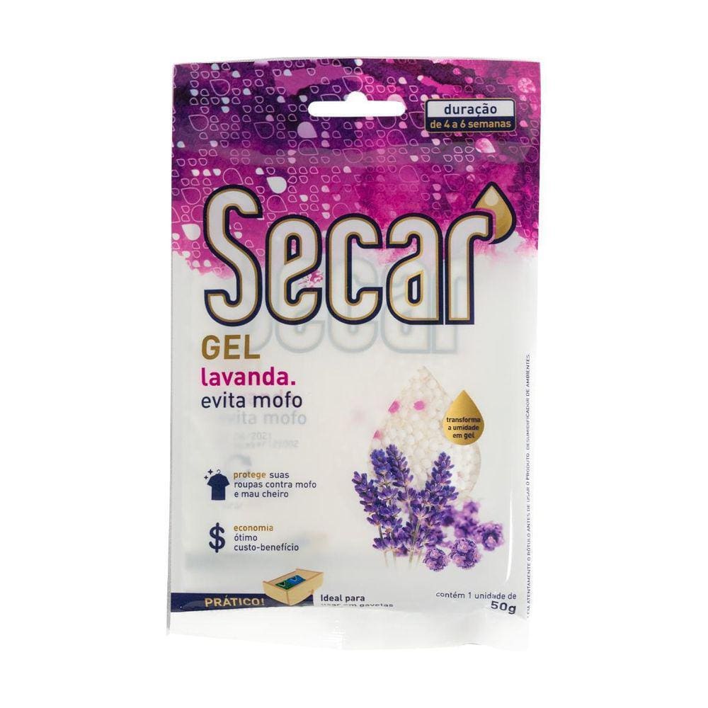 Anti Mofo Secar Gel 9X50G - Lavanda