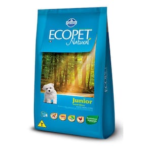 Ração Ecopet Natural Cães Filhotes Raças Pequenas 1kg
