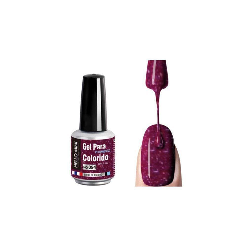 Esmalte Hello Mini Para Polimento Colorido - Hj106-94