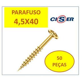 Parafuso Chipboard Ph Flangeado Madeira 4,5 X 40Mm 50Pçs