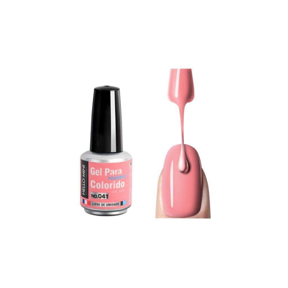 Esmalte Hello Mini Para Polimento Colorido - Hj106-41