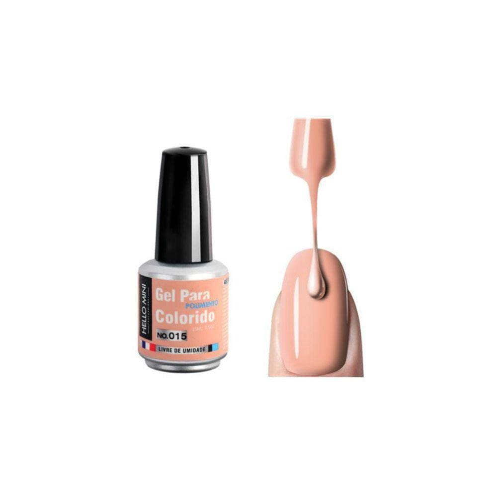 Esmalte Hello Mini Para Polimento Colorido - Hj106-15