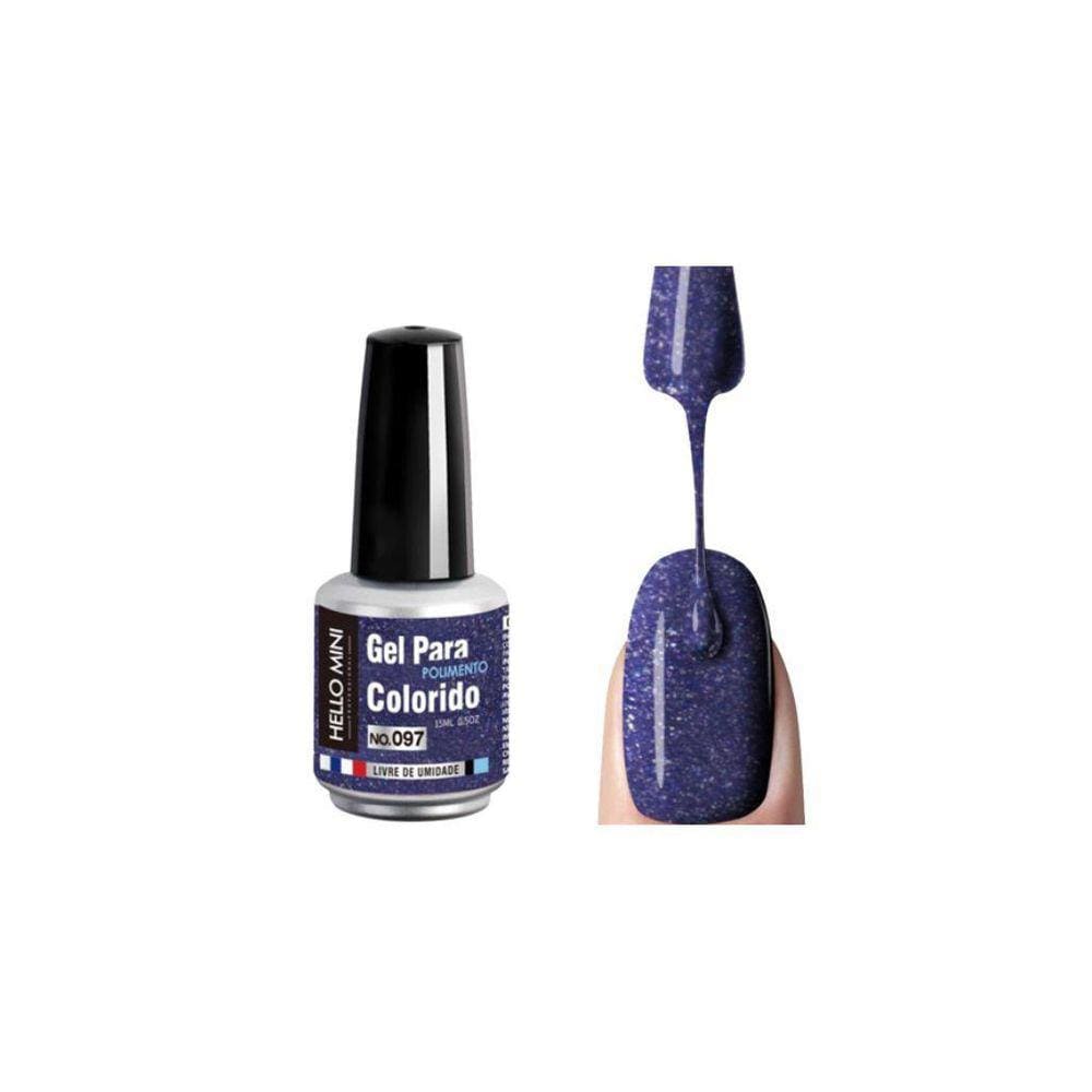 Esmalte Hello Mini Para Polimento Colorido - Hj106-97