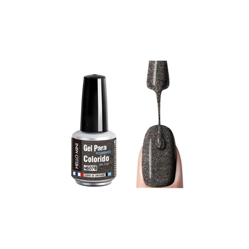 Esmalte Hello Mini Para Polimento Colorido - Hj106-78