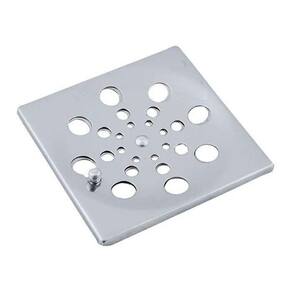 Tampa Ralo Grelha Quadrado Inox 10X10 Sistema Abre E Fecha