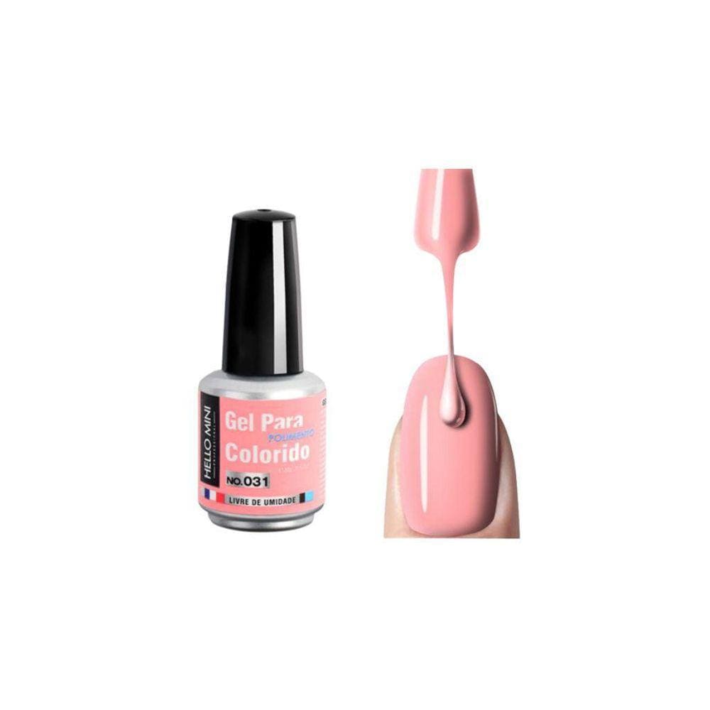Esmalte Hello Mini Para Polimento Colorido - Hj106-31