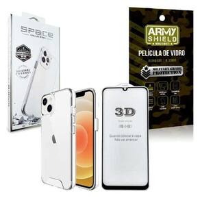 Kit Capinha Space + Samsung A03 Core + Película De Vidro 3D
