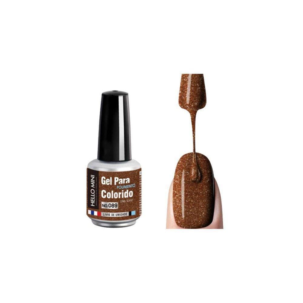 Esmalte Hello Mini Para Polimento Colorido - Hj106-89