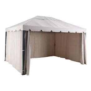 Gazebo Tenda Pergolado Impermeável Aço 400x300cm - Santorini