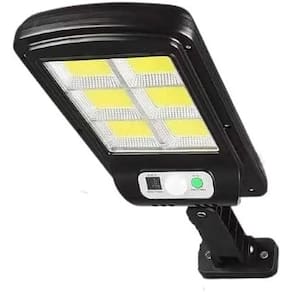Luminária Led Solar 3 Funções C/ Sensor Presença + Controle Remoto