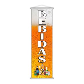 Banner Bebidas Cerveja Refrigerante Conveniência 100x30cm