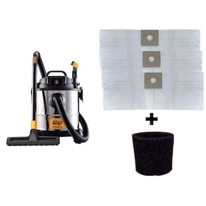 Kit 3 Sacos Aspirador Wap Gtw Inox 20 + Filtro Motor