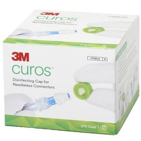 Curos Tampa Protetora com Alcool 3M CFF1-270R Caixa 270 Unidades