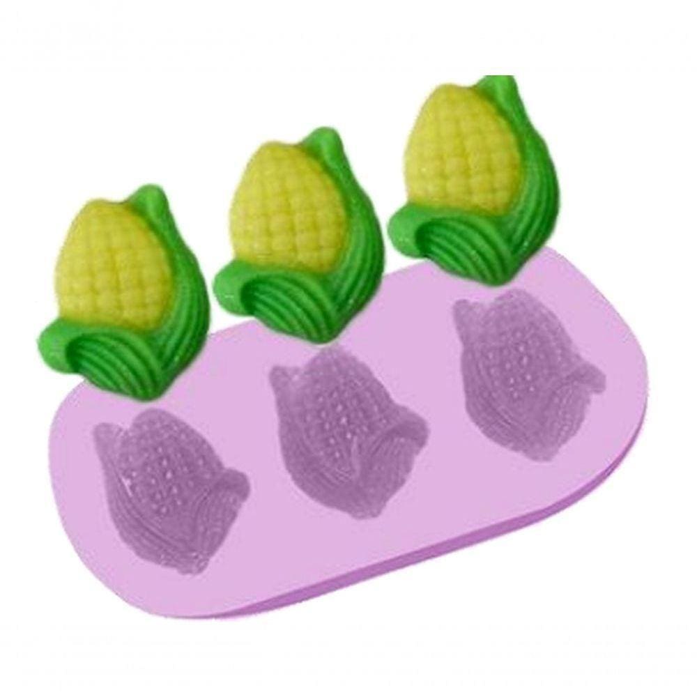 Molde De Silicone Espiga De Milho