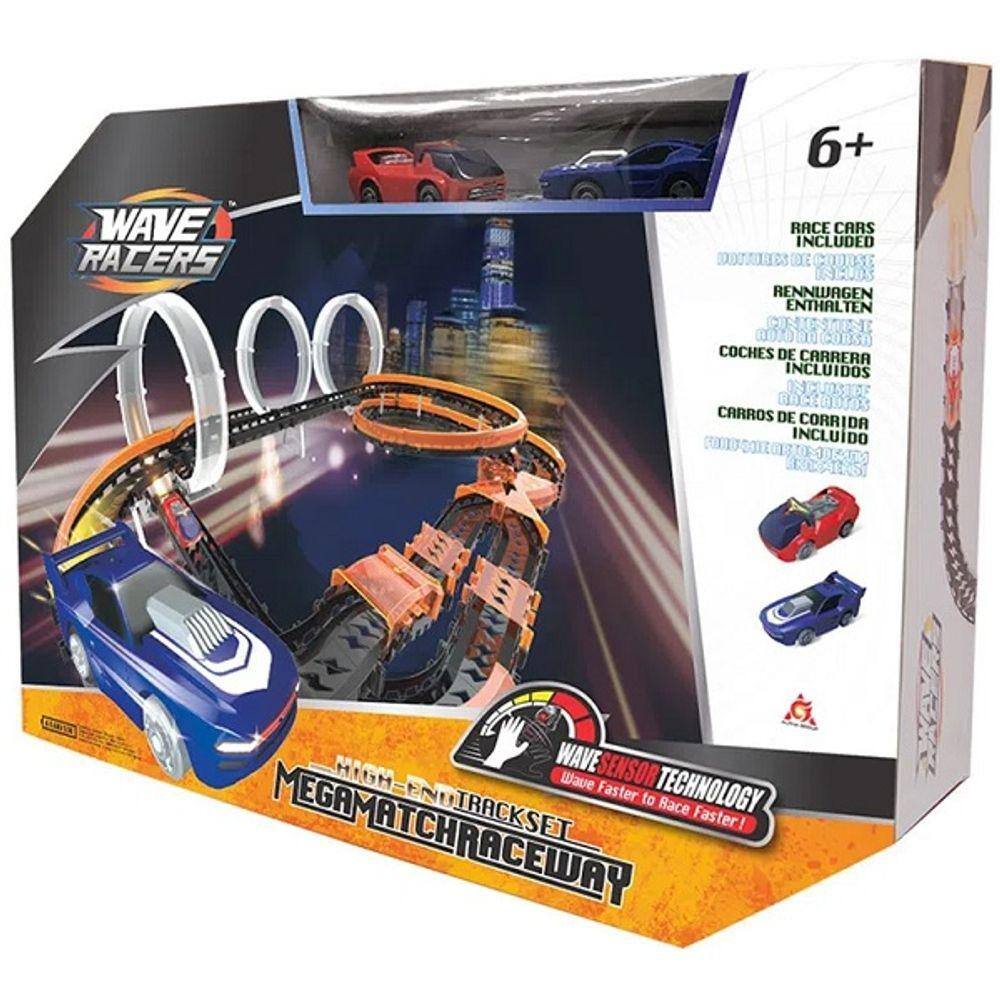 Brinquedo Pista Hot Wheels Carrinho com Sensor Loop Triplo - Fun