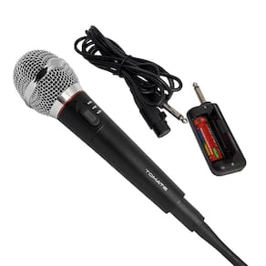 Microfone Profissional sem Fio e com Fio [2 em 1]