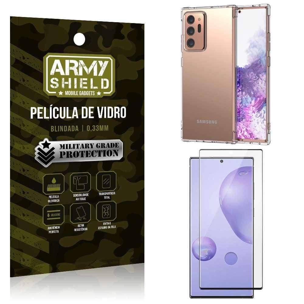 Capa Samsung Note 20 Ultra Anti Shock + Película De Vidro 3D