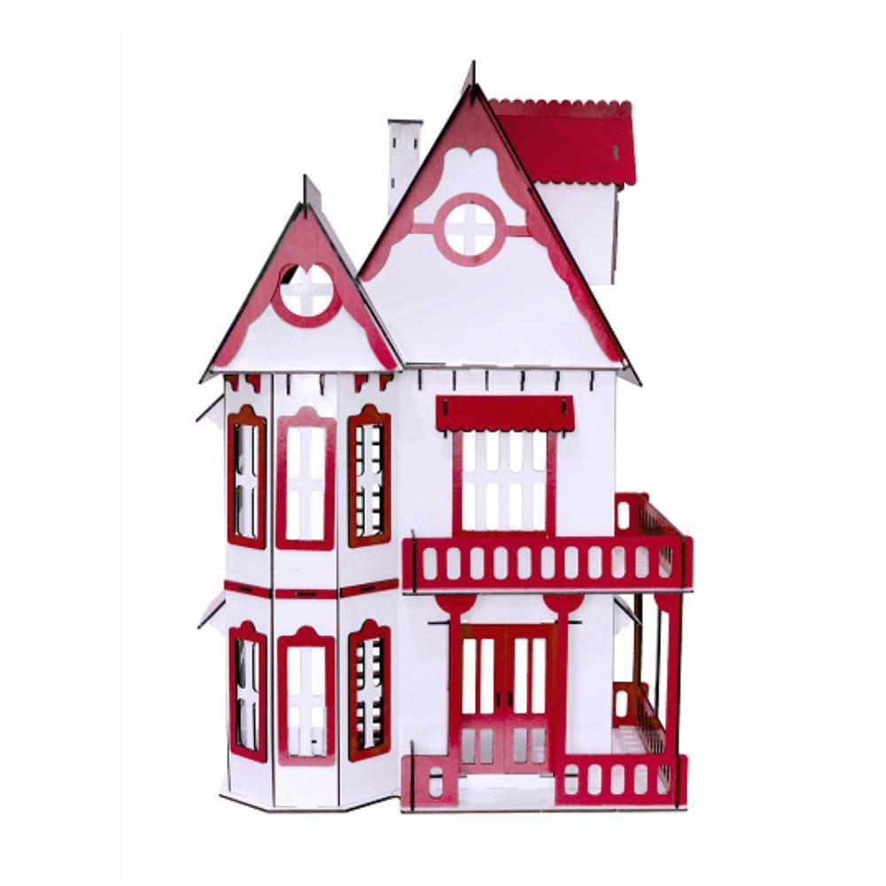 Casa Casinha Para Barbie/polly/lol Grande Mdf Móveis Barbie em