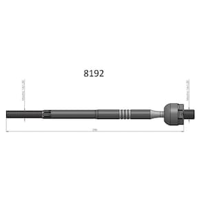 Barra Axial Gol Voyage G5 Fox Polo Spacefox Cross Saveiro