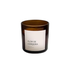 Vela Aromática Âmbar Nature Flor De Cerejeira