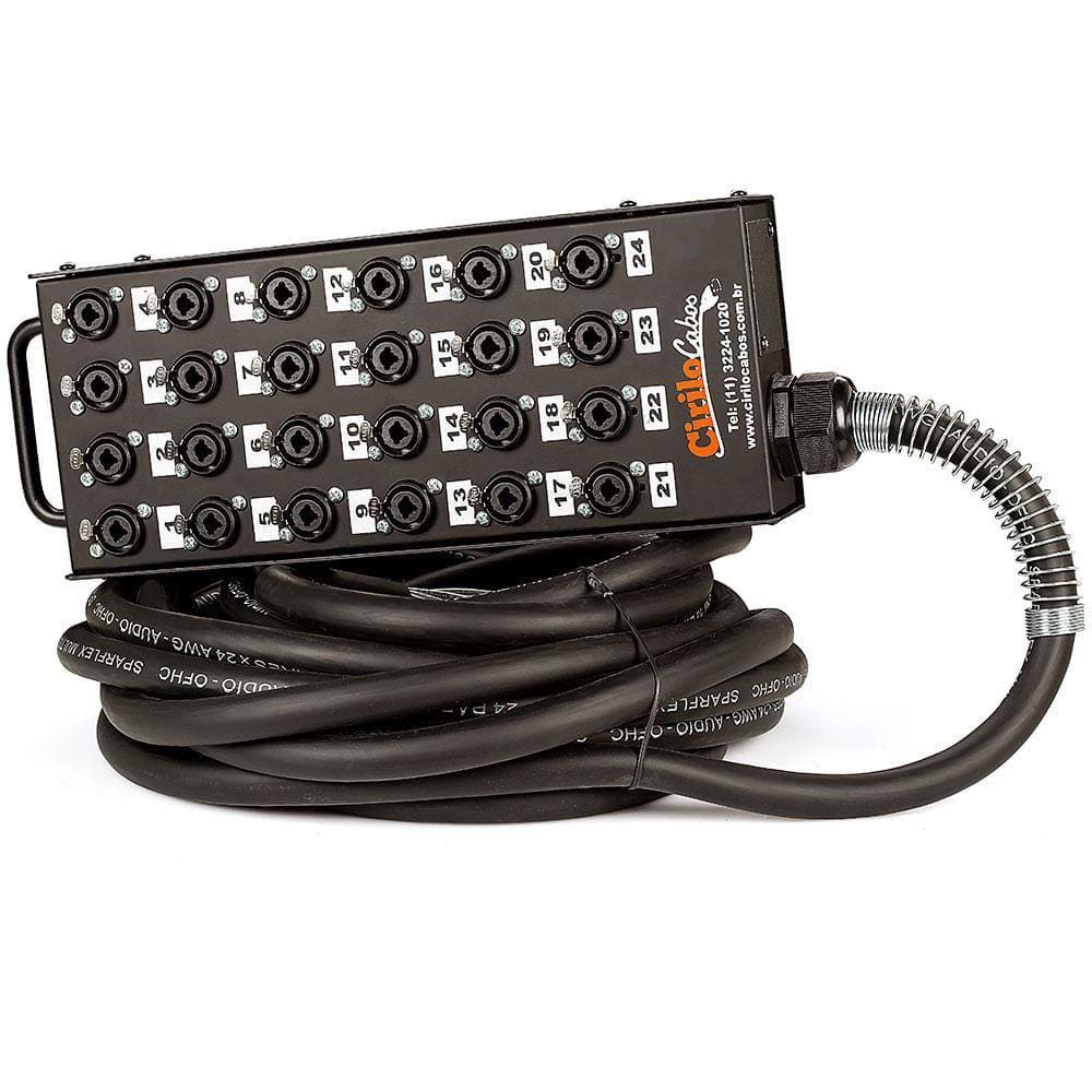 Medusa 24 Vias Com Conectores Combo - 35 Mt