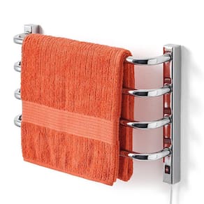 Aquecedor De Toalhas 220V Ld Esquerdo 1 Toalha Cromado Flape