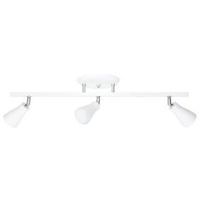 Spot Sobrepor Em alumínio E27 520 3 Trilho Branco