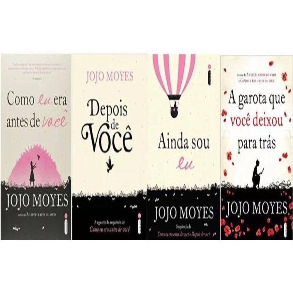 Kit 4 Livros Jojo Moyes Como Eu Era Depois Voce Ainda Sou Eu