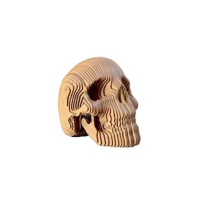Quebra Cabeças 3D Cranio Busto Mdf 3Mm Natural - Darama