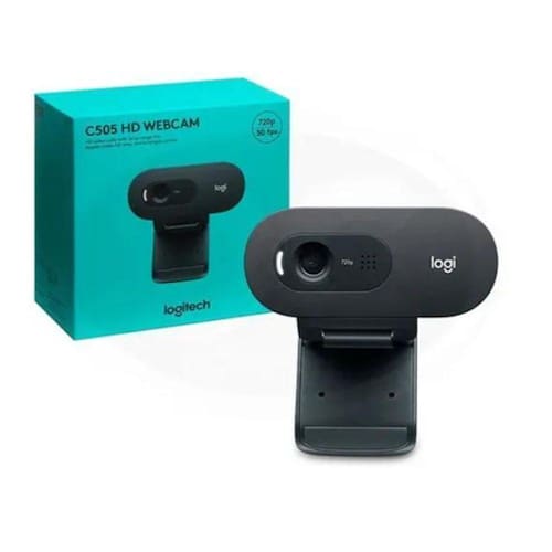 Webcam Logitech C505 Hd Com Microfone De Longo Alcance