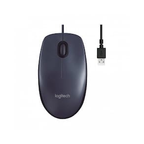 Mouse Logitech M90 3 Botões 1000 Dpi Usb 2.0 Preto