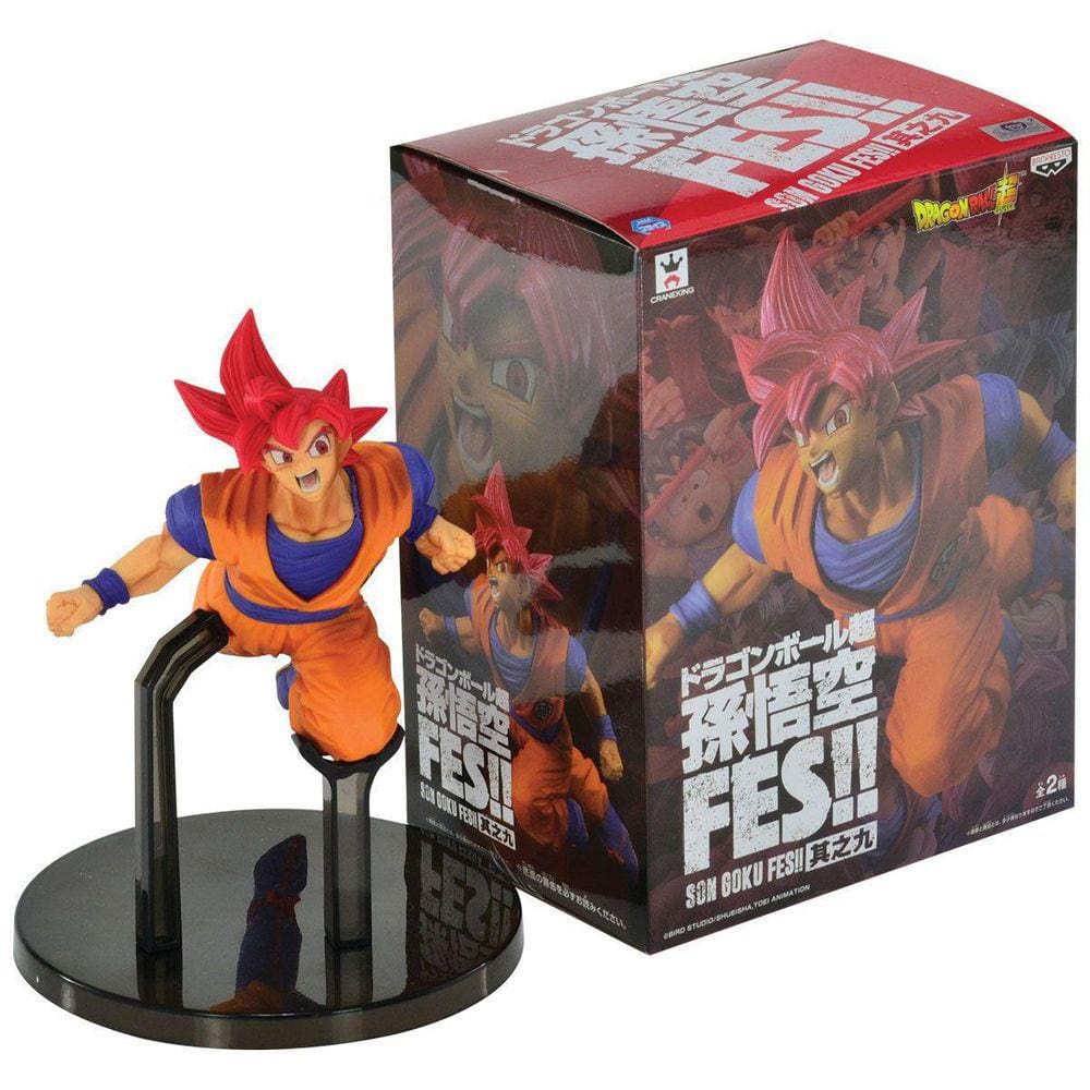 Goku Super Sayajin Deus Dragon Ball Z Heroes Blocos Boneco