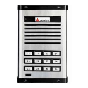 Porteiro Eletronico Coletivo 12 Pontos Amelco Am-Ppr12