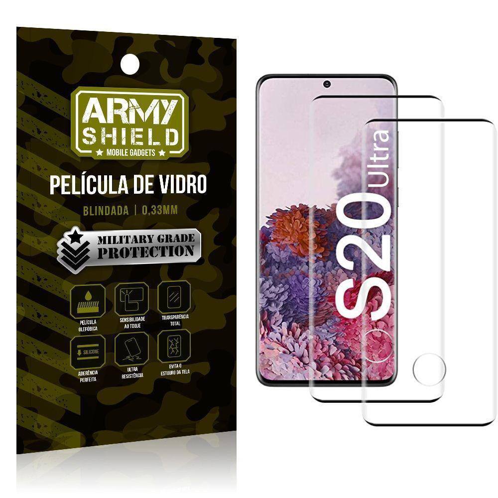 Kit 2 Películas Vidro Blindada 3D Galaxy S20 Ultra