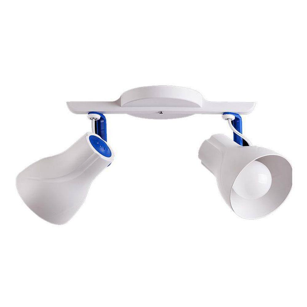 Spot Trilho Octa Plus 2 Branco/Azul 147190083 Startec
