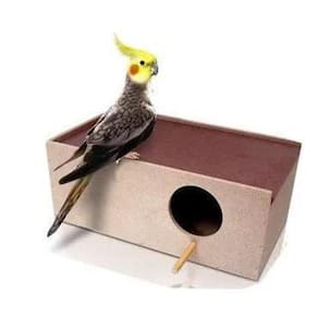 Ninho De Madeira Mdf Para Calopsitas E Periquitos Gaiola